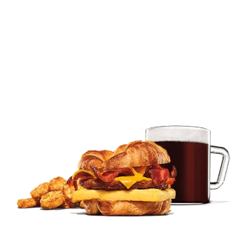 Bacon, Sausage, Egg, & Cheese Croissan'wich Meal