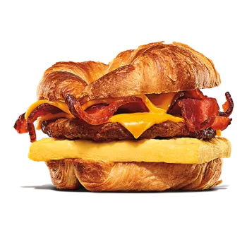 Bacon, Sausage, Egg, & Cheese Croissan'wich