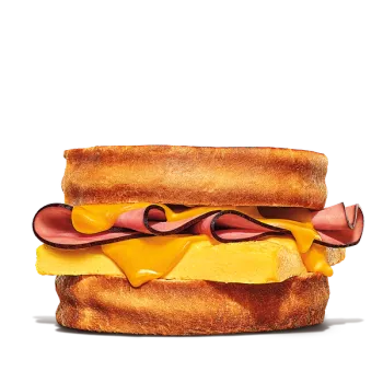 Cheesy Ham & Egg Breakfast Melt