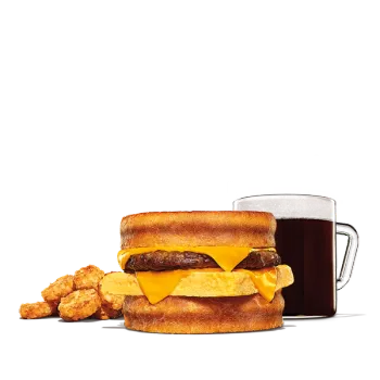 Cheesy Sausage & Egg Breakfast Melt Meal Small