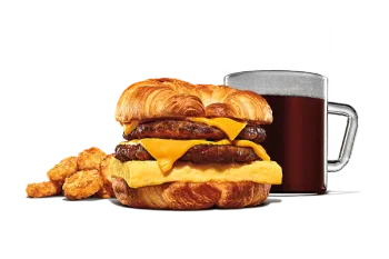 Double Sausage, Egg & Cheese Croissan'wich
Double Sausage, Egg & Cheese Croissan'wich Meal