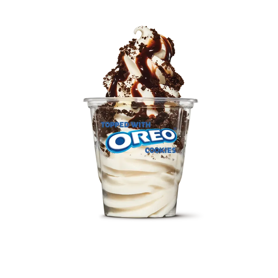 Po’s Panda Sundae Topped With Oreo